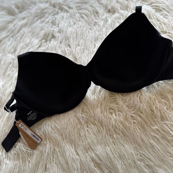 Skims Fits Everybody T-Shirt Bra Onyx Size 32H - Picture 6 of 7